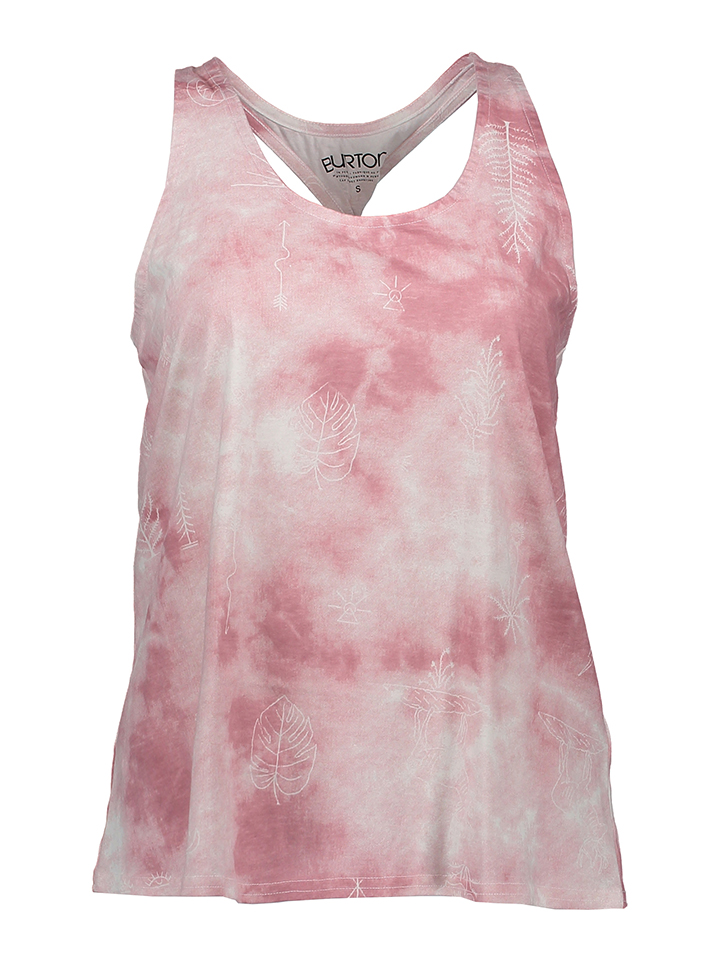Burton Top Graceland in Rosa/ Weiß  Größe S
